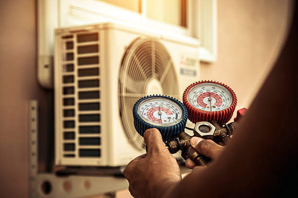Professional Ductwork Repair technician working in Rosendale, MO
